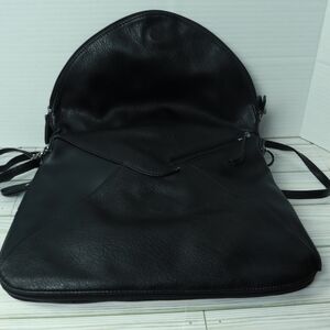 Amelie Galanti Black Fold Over Purse